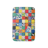 BUGS BUNNY™ Kleurrijke Naam en Gezichtschecker Badmat (Voorkant Verticaal)