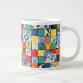 BUGS BUNNY™ Kleurrijke Naam en Gezichtschecker Grote Koffiekop (Rechts)