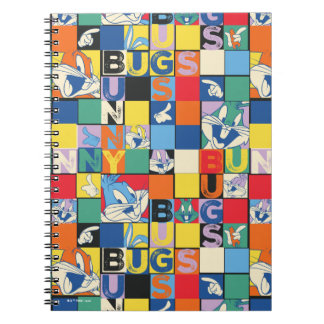 BUGS BUNNY™ Kleurrijke Naam en Gezichtschecker Notitieboek