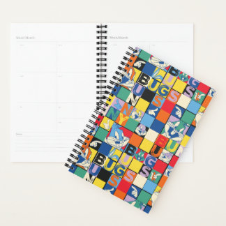 BUGS BUNNY™ Kleurrijke Naam en Gezichtschecker Planner