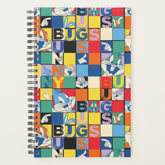 BUGS BUNNY™ Kleurrijke Naam en Gezichtschecker Planner (Voorkant)