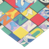 BUGS BUNNY™ Kleurrijke Naam en Gezichtschecker Tafelkleed (Gekanteld)