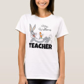 BUGS BUNNY™ Liggend Eten Wortel Leraar T-shirt (Voorkant)