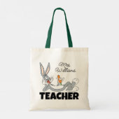 BUGS BUNNY™ Liggend Eten Wortel Leraar Tote Bag (Achterkant)