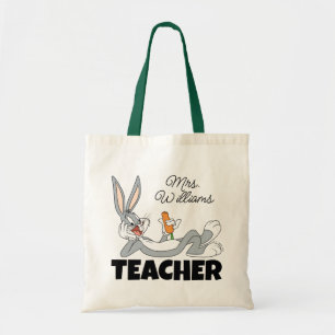 BUGS BUNNY™ Liggend Eten Wortel Leraar Tote Bag
