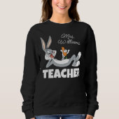 BUGS BUNNY™ Liggend Eten Wortel Leraar Trui (Voorkant)