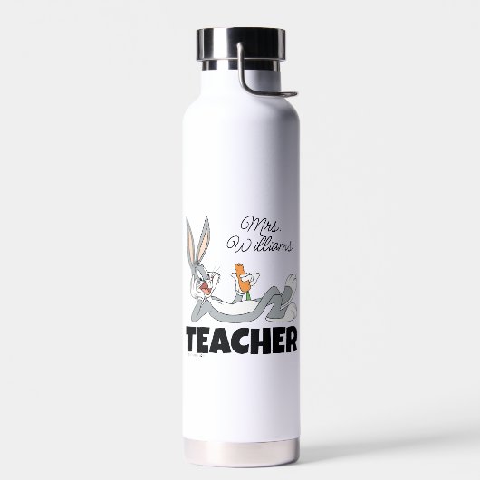 BUGS BUNNY™ Liggend Eten Wortel Leraar Waterfles (Links)