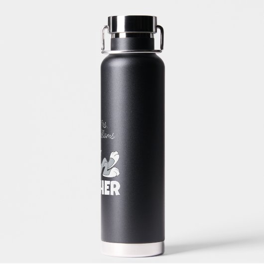 BUGS BUNNY™ Liggend Eten Wortel Leraar Waterfles (Achterkant)