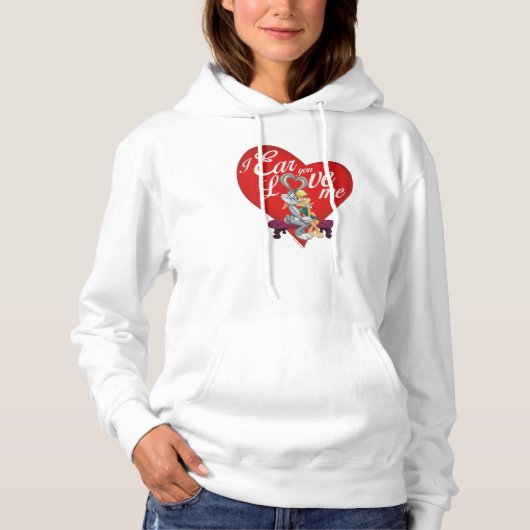 BUGS BUNNY™ & Lola Bunny - Ik zie dat je van me ho Hoodie (Voorkant)