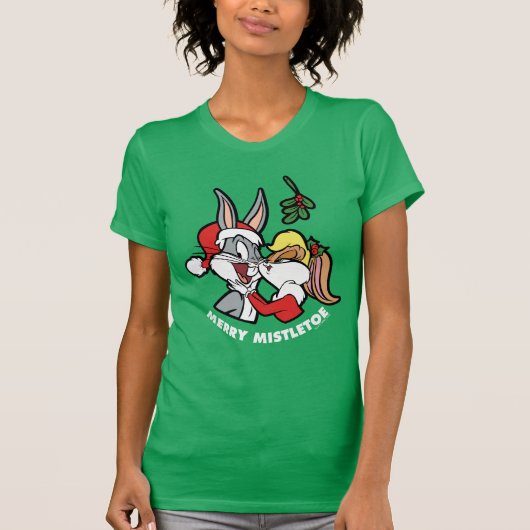 BUGS BUNNY™ & Lola "Merry Mistletoe" T-shirt (Voorkant)