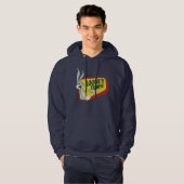 BUGS BUNNY™ LOONEY TUNES™ Retro Patch Hoodie (Voorkant volledig)