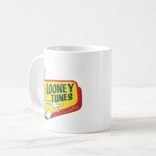 BUGS BUNNY™ LOONEY TUNES™ Retro Patch Koffiemok (Voorkant links)