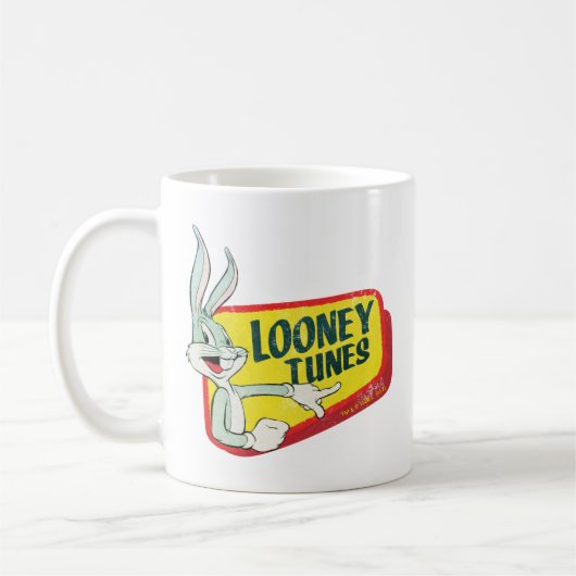 BUGS BUNNY™ LOONEY TUNES™ Retro Patch Koffiemok (Links)