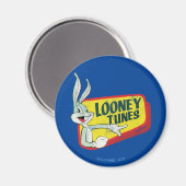 BUGS BUNNY™ LOONEY TUNES™ Retro Patch Magneet (Voorkant / Achterkant)