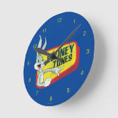 BUGS BUNNY™ LOONEY TUNES™ Retro Patch Ronde Klok (Hoek)