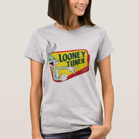 BUGS BUNNY™ LOONEY TUNES™ Retro Patch T-shirt (Voorkant)