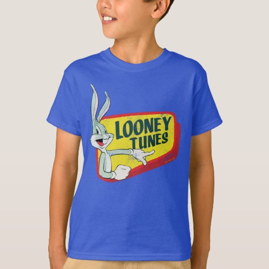 BUGS BUNNY™ LOONEY TUNES™ Retro Patch T-shirt (Voorkant)