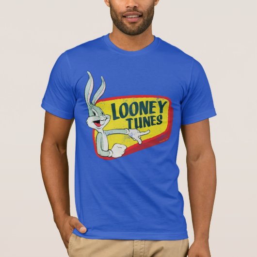 BUGS BUNNY™ LOONEY TUNES™ Retro Patch T-shirt (Voorkant)