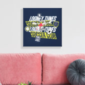 BUGS BUNNY™ LOONEY TUNES™ Soccer Club Canvas Afdruk (Insitu (Woonkamer))