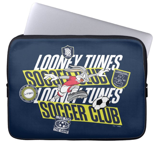BUGS BUNNY™ LOONEY TUNES™ Soccer Club Laptop Sleeve (Voorkant)