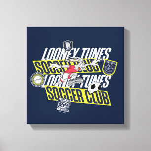 BUGS BUNNY™ LOONEY TUNES™ Voetbalclub Canvas Afdruk
