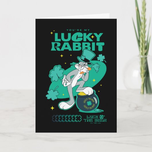BUGS BUNNY™ Lucky Rabbit Kaart (Voorkant)