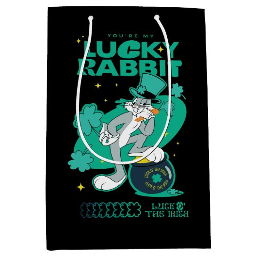 BUGS BUNNY™ Lucky Rabbit Medium Cadeauzakje (Voorkant)
