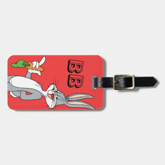 BUGS BUNNY™ met wortel Bagagelabel (Voorkant horizontaal)