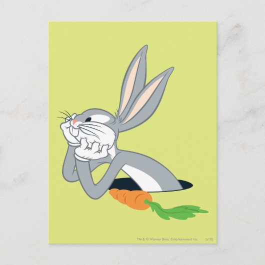 BUGS BUNNY™ met wortel Briefkaart (Voorkant)