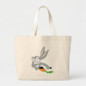 BUGS BUNNY™ met wortel Grote Tote Bag (Voorkant)