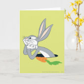 BUGS BUNNY™ met wortel Kaart (Gele Bloem)