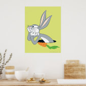 BUGS BUNNY™ met wortel Poster (Keuken)