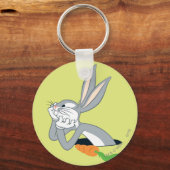BUGS BUNNY™ met wortel Sleutelhanger (Voorkant)