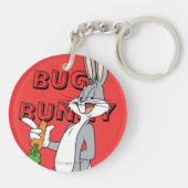 BUGS BUNNY™ met wortel Sleutelhanger (Achterkant)