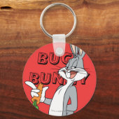 BUGS BUNNY™ met wortel Sleutelhanger (Voorkant)