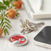 BUGS BUNNY™ met wortel Sleutelhanger (Zijkant)