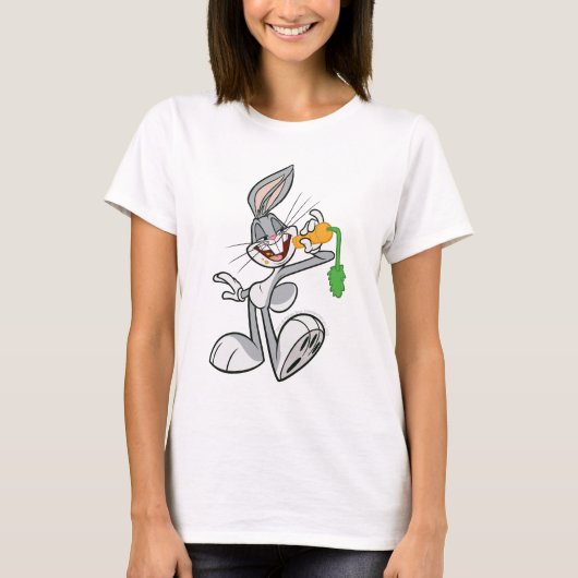 BUGS BUNNY™ met wortel T-shirt (Voorkant)