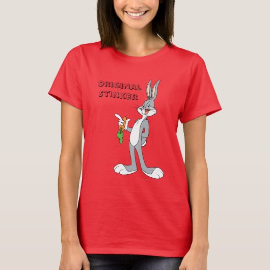 BUGS BUNNY™ met wortel T-shirt (Voorkant)