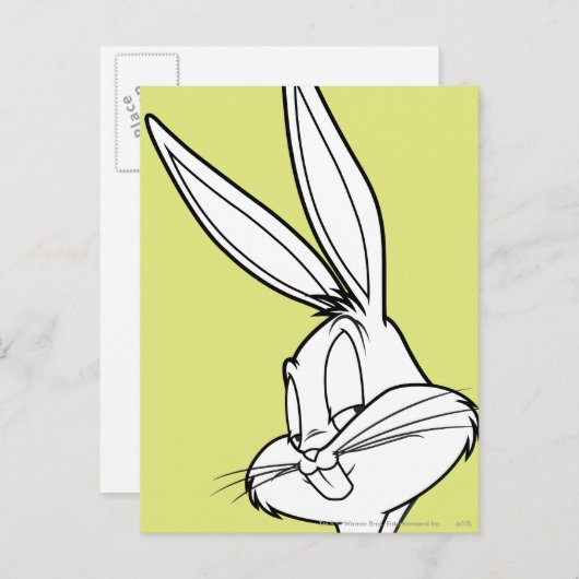 BUGS BUNNY™ Mischievous Briefkaart (Voorkant / Achterkant)
