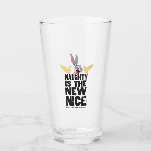BUGS BUNNY™ "Naughty is the New Nice" Glas (Voorkant)
