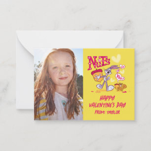 BUGS BUNNY™ Noten Voor Jou   Valentijnsdag Notitiekaartje