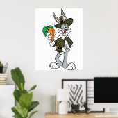 BUGS BUNNY™ Pilgrim Thanksgiving Poster (Thuiskantoor)
