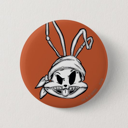 BUGS BUNNY™ Pirate Ronde Button 5,7 Cm (Voorkant)