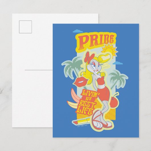 BUGS BUNNY™ Pride - Livin's beste leven Briefkaart (Voorkant / Achterkant)