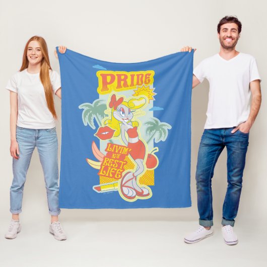 BUGS BUNNY™ Pride - Livin's beste leven Fleece Deken (In situ)