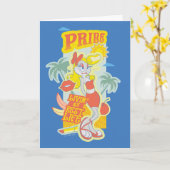 BUGS BUNNY™ Pride - Livin's beste leven Kaart (Gele Bloem)