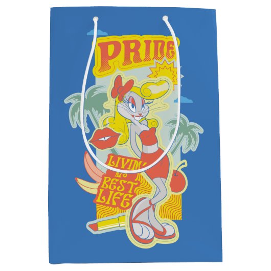 BUGS BUNNY™ Pride - Livin's beste leven Medium Cadeauzakje (Voorkant)