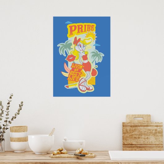 BUGS BUNNY™ Pride - Livin's beste leven Poster (Keuken)