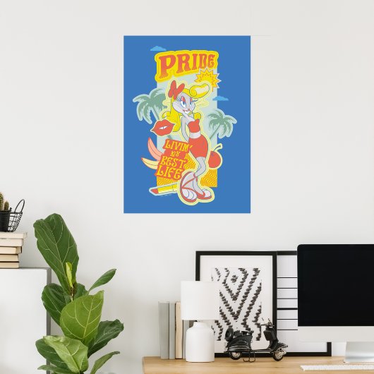 BUGS BUNNY™ Pride - Livin's beste leven Poster (Thuiskantoor)