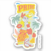 BUGS BUNNY™ Pride - Livin's beste leven Sticker (Voorkant)